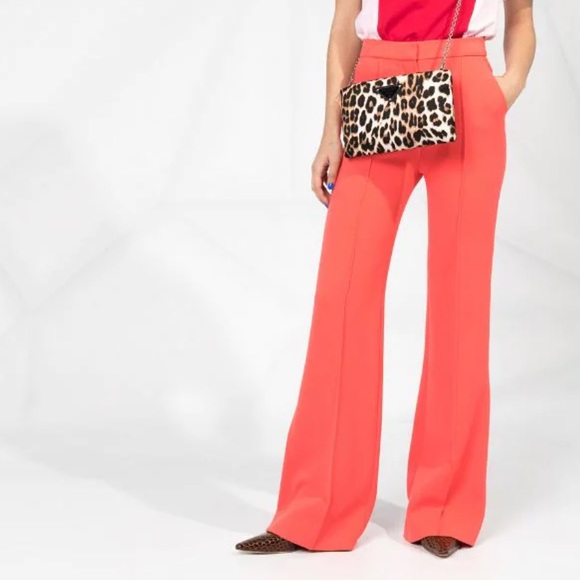 VVB Victoria Beckham High Waist Flared Leg Trouser Pants Size US 4 - Picture 2 of 14